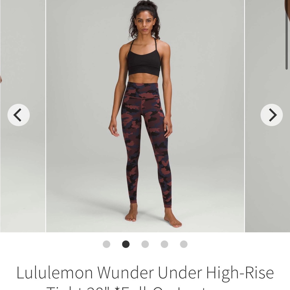 lululemon athletica Wunder Under Camouflage Leggings